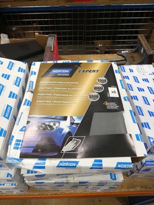 Lot 4354 - Norton Expert 6 pack sandpaper lacquer to fine...