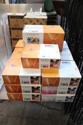 Lot 723 - Twenty boxes of Arcoroc glassware, mostly...