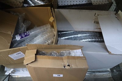Lot 728 - Six boxes of assorted disposable plastic cups...