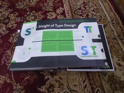 Lot 2147 - Copy of The Art and Typography book Alphabet...