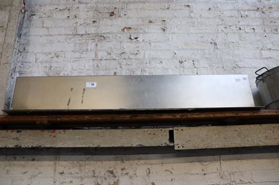 Lot 774 - Stainless steel wall mount shelf