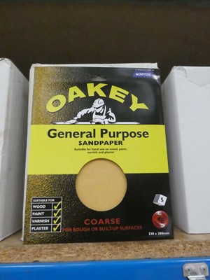 Lot 4392 - Oakey general purpose sandpaper, coarse 40grad...