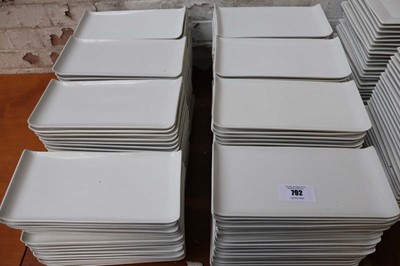 Lot 792 - Approximately 160 30cm rectangular platters