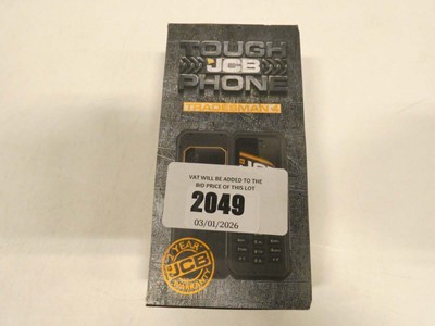 Lot 2049 - *Sealed* JCB Tradesman 4 Rugged Mobile Phone