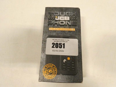 Lot 2051 - *Sealed* JCB Tradesman 4 Rugged Mobile Phone