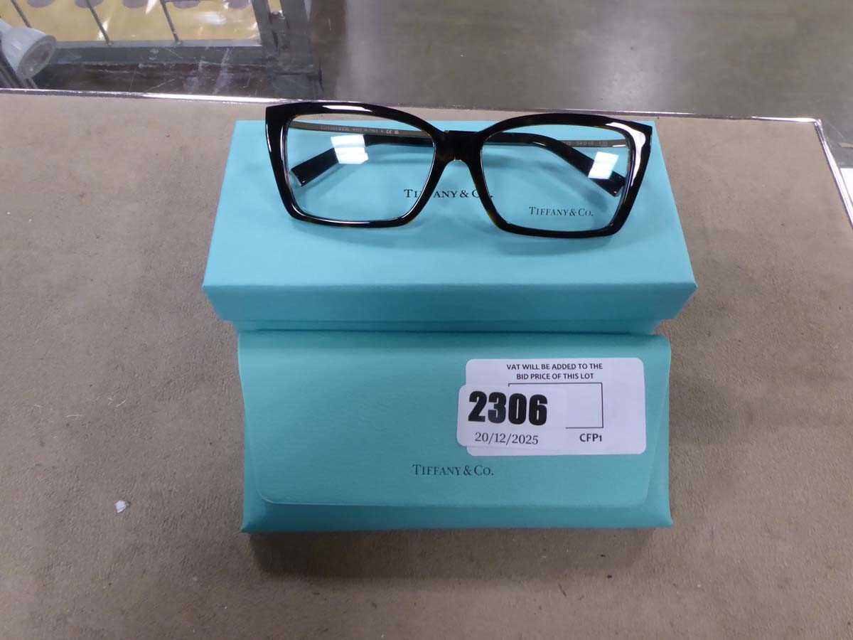 Lot 2306 - Pair of ladies Tiffany reading glasses in a case