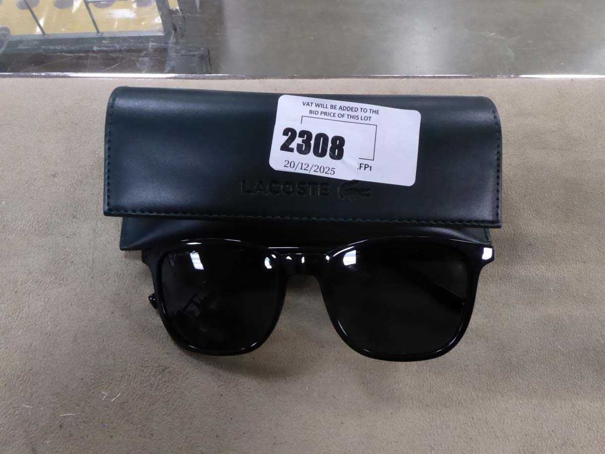Lot 2308 - Pair of Lacoste ladies sunglasses in case