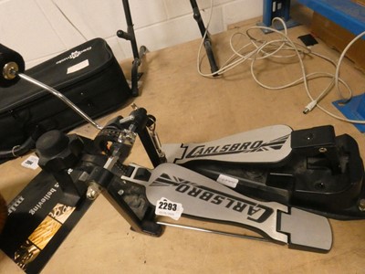 Lot 2293 - 2 Carlsbro drum pedals