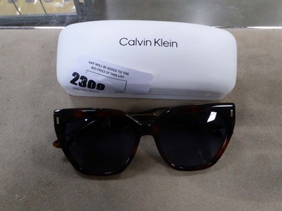 Lot 2309 - Pair of Calvin Klein ladies sunglasses in case