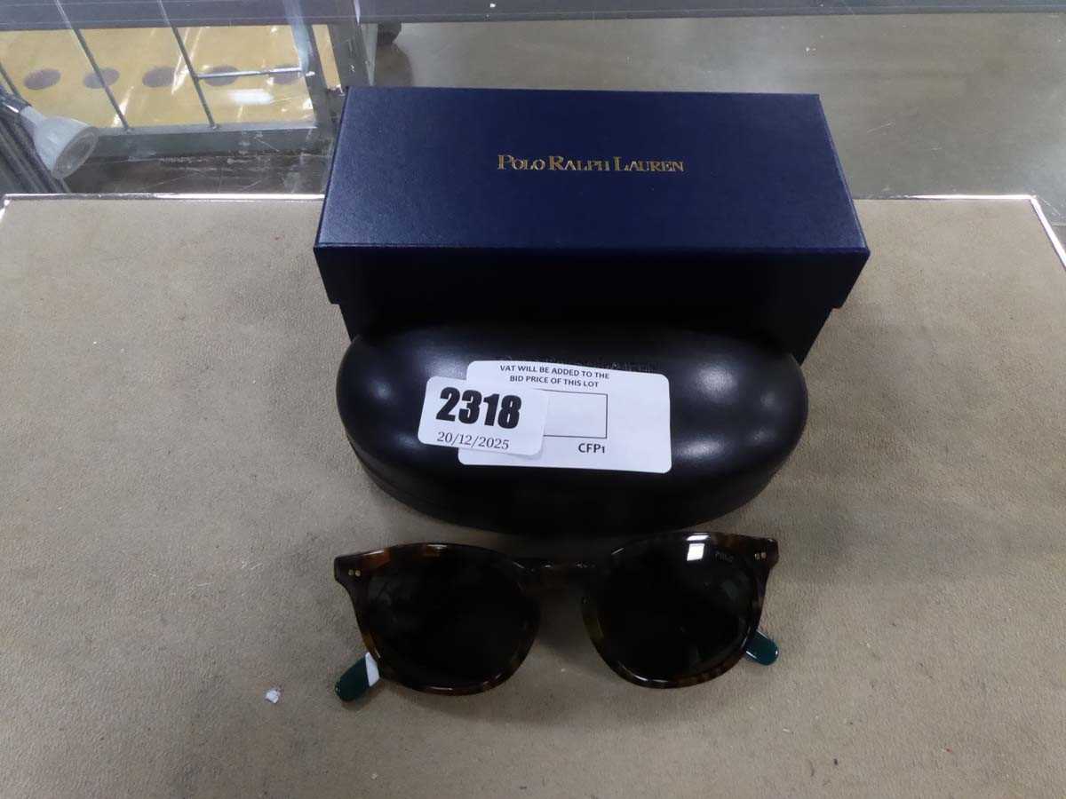 Lot 2318 - Pair of Ralph Lauren sunglasses in case