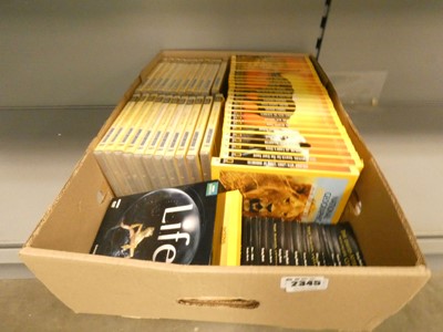 Lot 2345 - Selection of wildlife DVDs