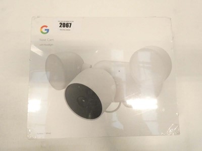 Lot 2067 - *Sealed* Google Nest Cam with Floodlight,...