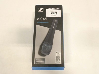 Lot 2071 - Sennheiser e945 vocal microphone, boxed