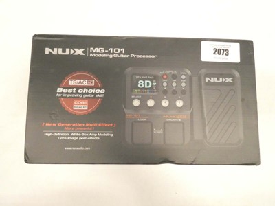 Lot 2073 - Nux MG-101 guitar multi-effect pedal