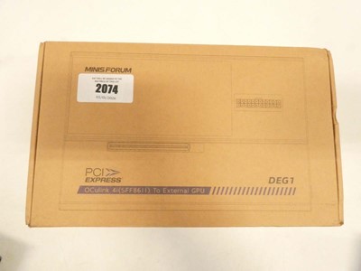 Lot 2074 - MinisForum DEG1 eGPU docking station