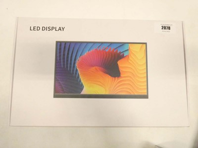 Lot 2078 - Portable touchscreen monitor, boxed