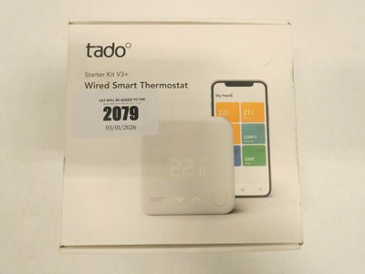 Lot 2079 - Tado V3+ Wireless Smart Thermostat Starter Kit
