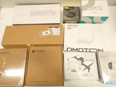 Lot 2403 - 2x Motorola FW500 back-up telephones,...