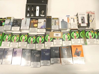 Lot 2416 - Selection of various vape kits from GeekVape,...