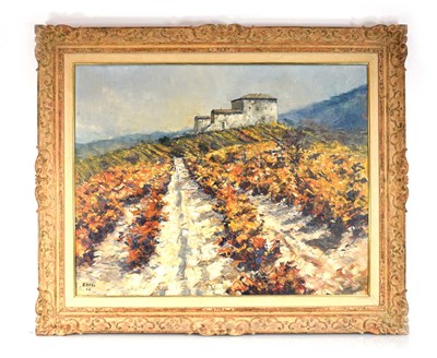 Lot 404 - Victor Zarou (French, b. 1930), A lane leading...