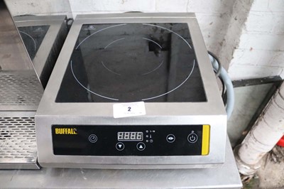 Lot 2 - 40cm Buffalo single induction hob