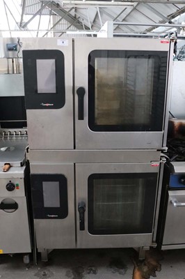 Lot 17 - 92cm electric Combotherm CT6.10 pair of 6 grid...