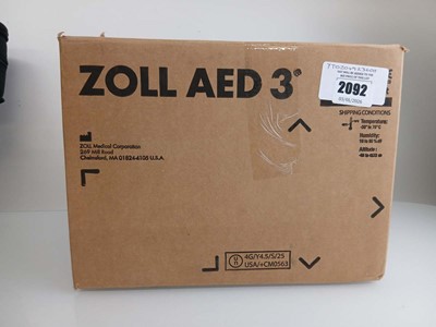 Lot 2092 - Boxed Zoll AED 3 Automatic Defibrillator