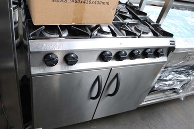 Lot 62 - 90cm gas Moorwood Vulcan 6 burner cooker with...