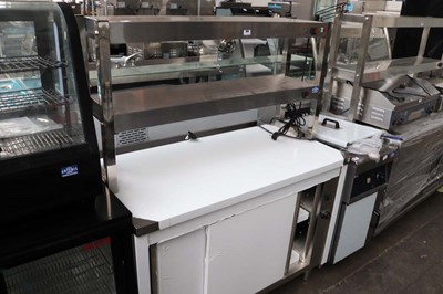 Lot 149 - 120cm electric Italinox mobile chefs pass with...