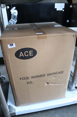 Lot 158 - Electric Ace food warmer bench top display...