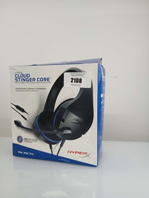 Lot 2108 - Boxed HyperX Stinger Core Headphones for PS4 etc.