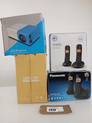 Lot 2428 - Boxed Ultra HD LED Projector & another, Boxed...