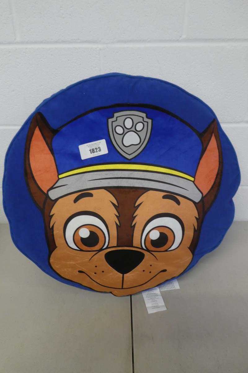 Lot A Paw patrol Chase character cushion.