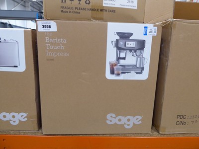 Lot 3006 - Sage Barista Touch Impress coffee machine, boxed