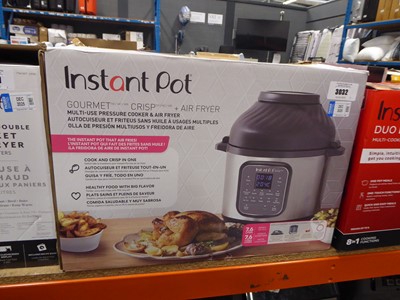 Lot 3032 - InstantPot Gourmet Crisp+ air fryer, boxed