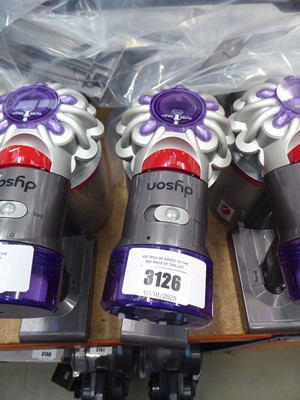 Lot 3126 - Dyson hand held vacuum cleaner with pole, head,...