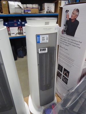 Lot 3140 - John Lewis desk heater