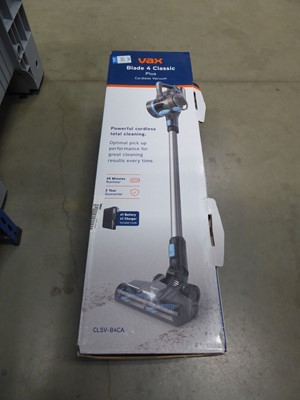 Lot 3144 - Vax Blade 4 Classic Plus cordless vacuum, boxed