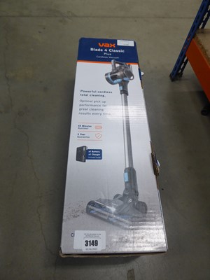Lot 3149 - Vax Blade 4 Classic Plus cordless vacuum, boxed