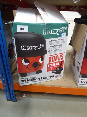 Lot 3157 - Henry Micro tug along vacuum cleaner, boxed...