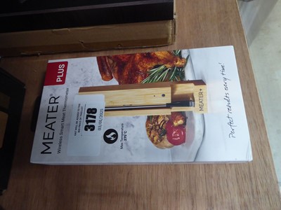 Lot 3178 - Meater Plus wireless smart meat thermometer,...