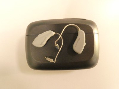 Lot 2120 - Pair of Resound GN hearing aids in case