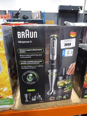Lot 3058 - Braun MultiQuick 9 hand blender, boxed
