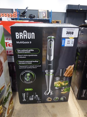 Lot 3059 - Braun MultiQuick 9 hand blender, boxed