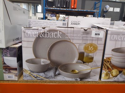 Lot 3079 - Over&Back dinnerware set, boxed