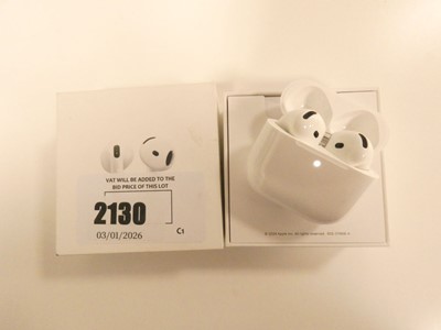 Lot 2130 - Boxed pair of Apple Airpods 4th Generation....