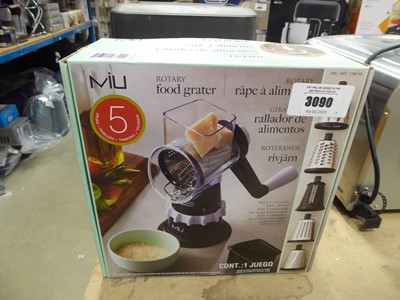 Lot 3090 - Miu rotary food grater, boxed