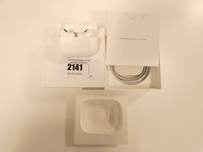 Lot 2141 - Boxed pair of Apple Airpods Pro 2nd Generation....