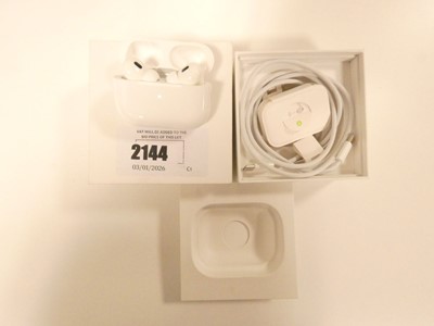 Lot 2144 - Boxed pair of Apple Airpods Pro 2nd Generation....