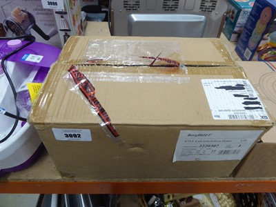 Lot 3092 - Berghoff 7.3L cast iron oval casserole dish,...